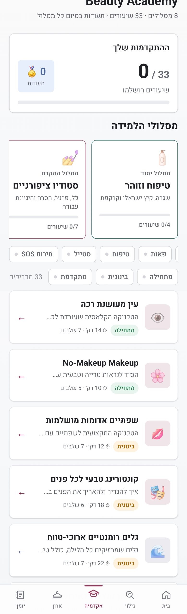 מסך האקדמיה
